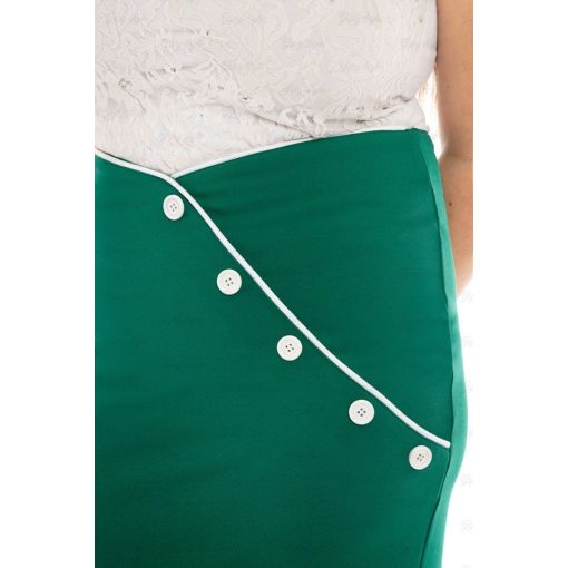 Gombos-csipkés szoknya