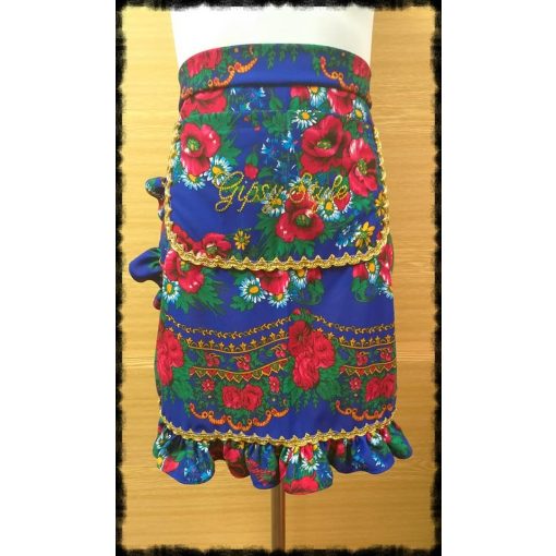 Romani Luludyi fodros feles kötény 