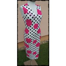 Pretty pöttyös-virágos ruha 