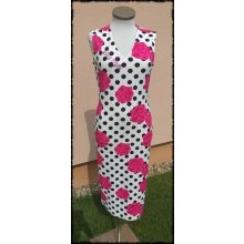 Pretty pöttyös-virágos ruha 